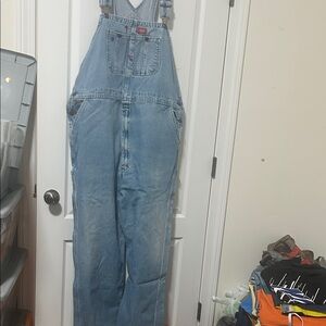 Dickies Light Blue Denim Overalls
